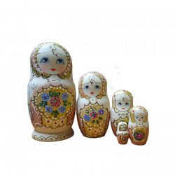 Матрешка "Жжёнка", h=15см, 5мест