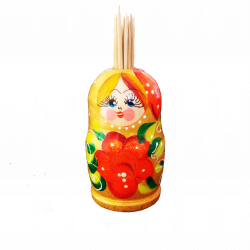 Матрёшка с зубочистками