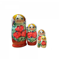 Матрёшка "сувенирка", 5мест