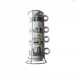 Набор фарфоровый из 4-х кружек Артикул:W181348