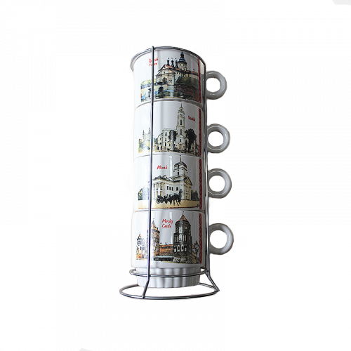 Набор фарфоровый из 4-х кружек Артикул:W181348