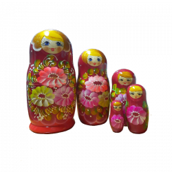 Матрёшка "сувенирка", 5мест