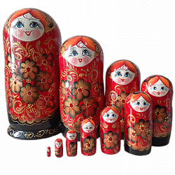Матрёшка h=28-30см, 10мест