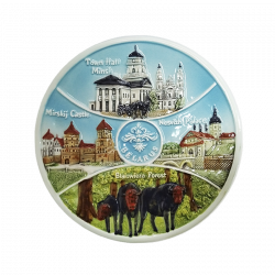 Тарелка "Беларусь", 16см Артикул:W183102