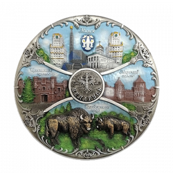 Декоративная тарелка,20 см Артикул: KV-PT-018 Цвет:затирка