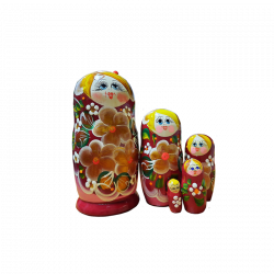 Матрёшка "сувенирка", 5мест