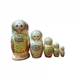 Матрешка "Жжёнка", h=17см, 5мест