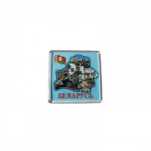 Магнит акриловый квадрат