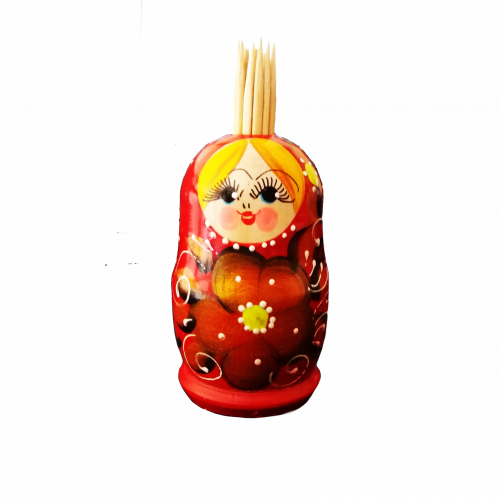 Матрёшка с зубочистками