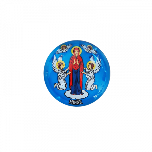 Магнит стеклянный  " Герб Минска",  Артикул: GIM-07